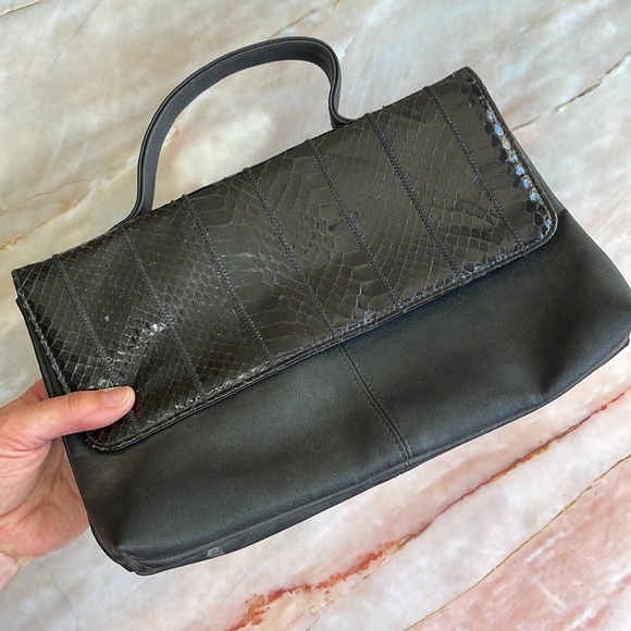 VINTAGE | Margaux genuine snakeskin handbag - Picture 3 of 12